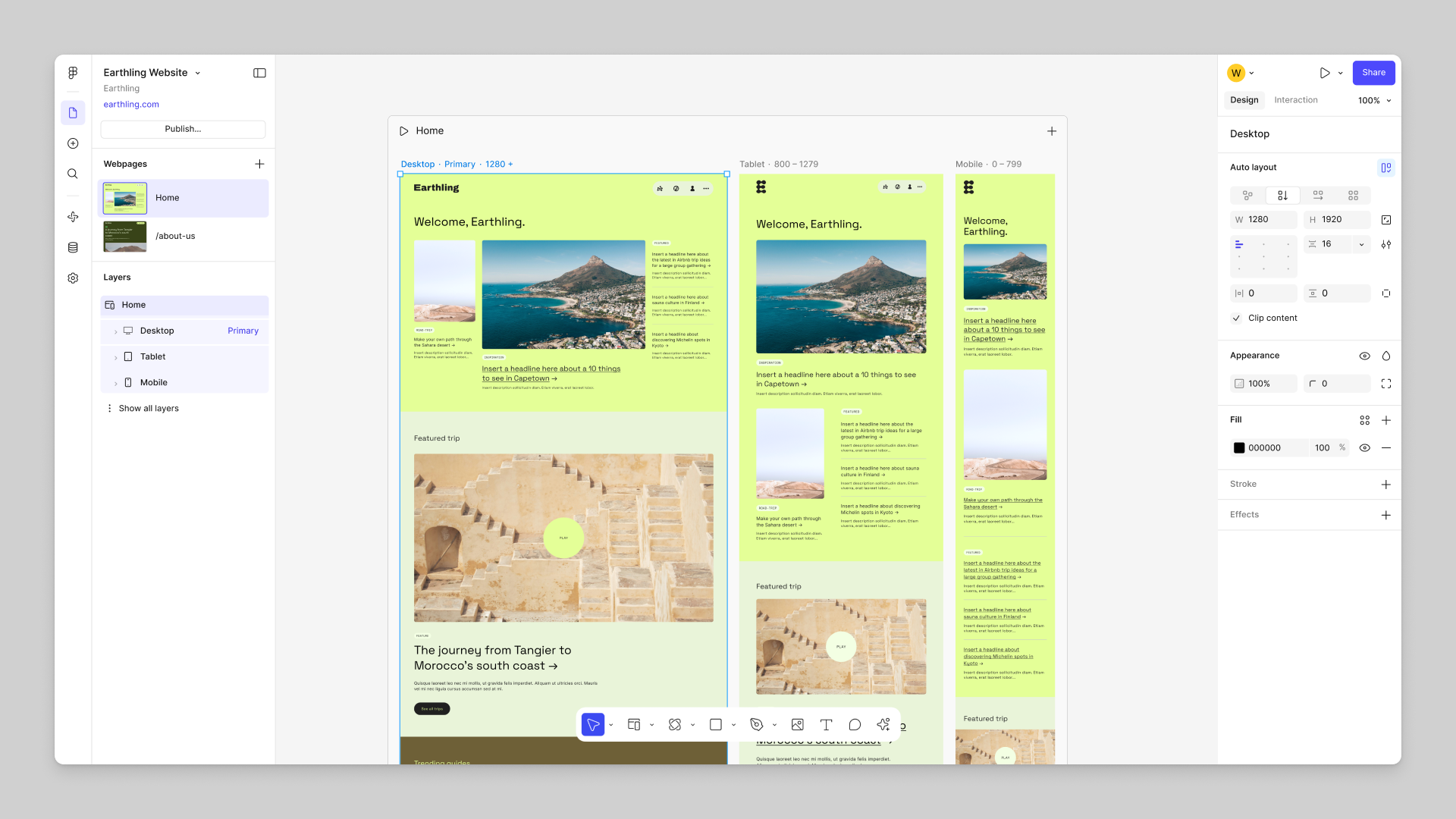 Hero image illustrating Figma Sites' capability to design and launch websites directly from Figma.